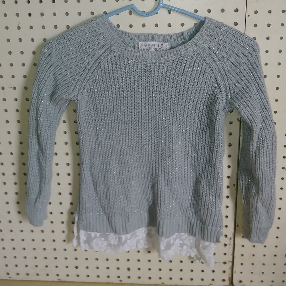BUNDLE 🔆4 for $20🔆 Silver Sparkle Sweater 10/12